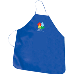 NW4477-C-NON WOVEN PROMOTIONAL APRON-Royal Blue (Clearance Minimum 270 Units)